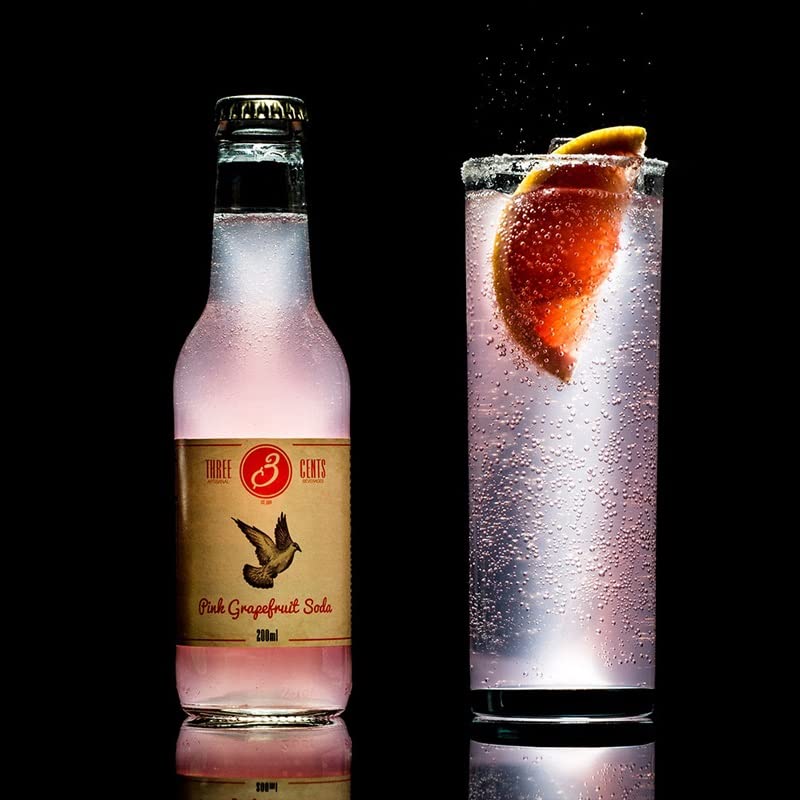 Three Cents Pink Grapefruit Soda 0.2l – 6 flašica