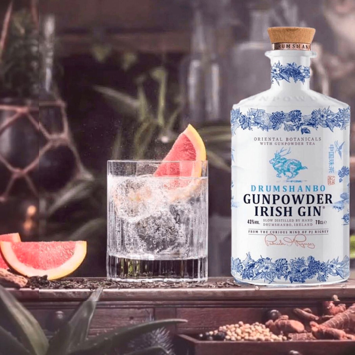 Drumshanbo Gunpowder Irish Gin Ceramic 0.70l