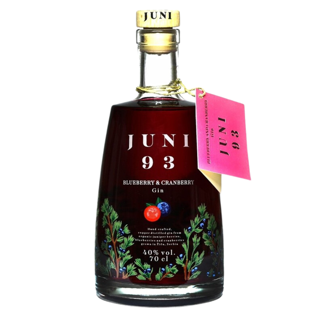 Juni 93 Blueberry & Cranberry Gin 0.70l