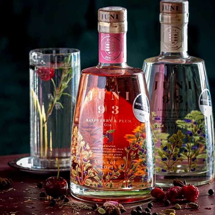 Juni 93 Raspberry & Plum Gin 0.70l