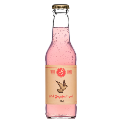 Three Cents Pink Grapefruit Soda 0.2l – 6 flašica